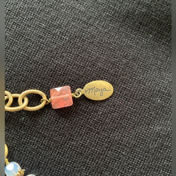 Maya Brenner Gem Stone Necklace